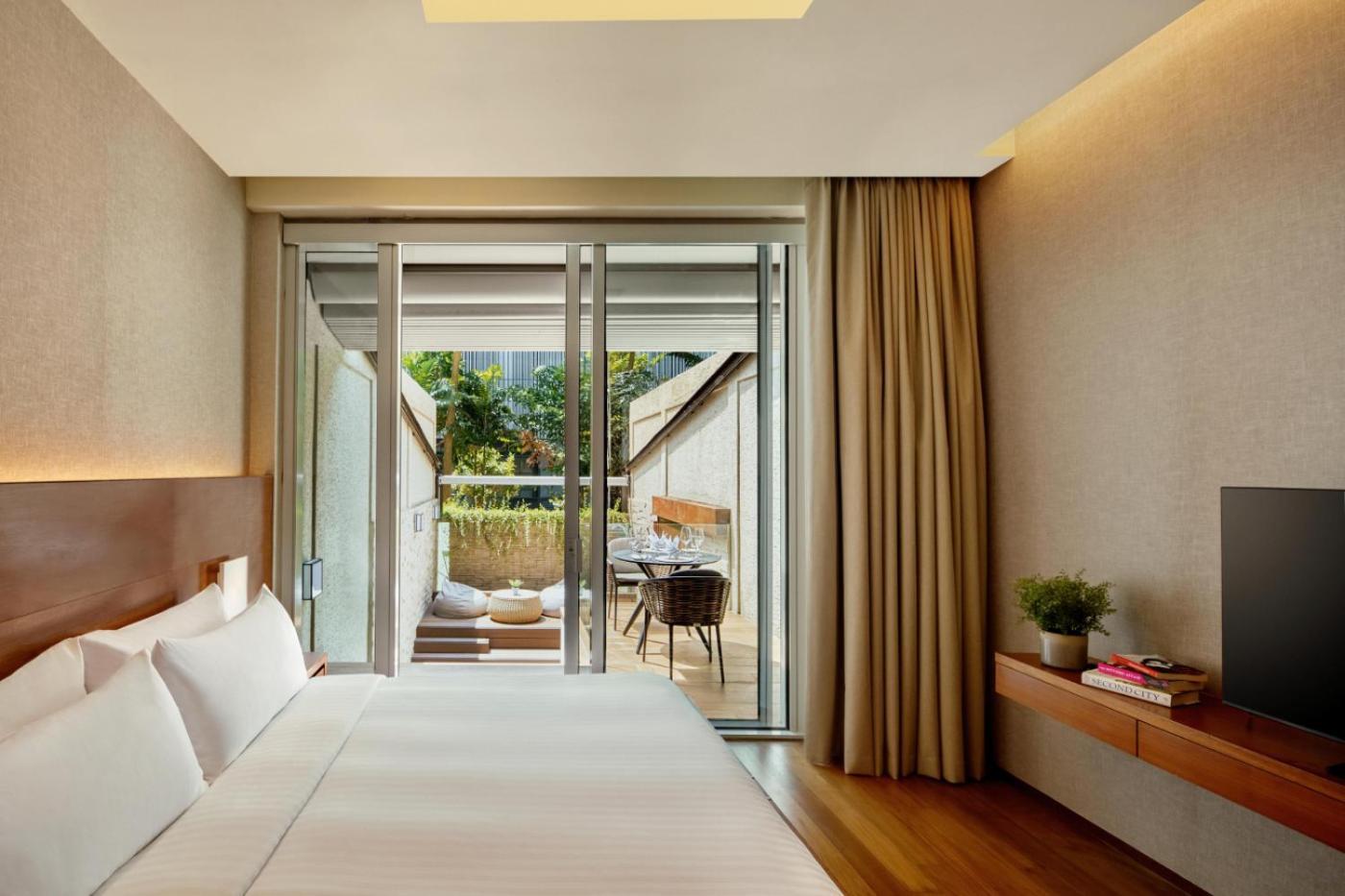 Oasia Resort Sentosa By Far East Hospitality Singapura Exterior foto Deluxe Room with private balcony